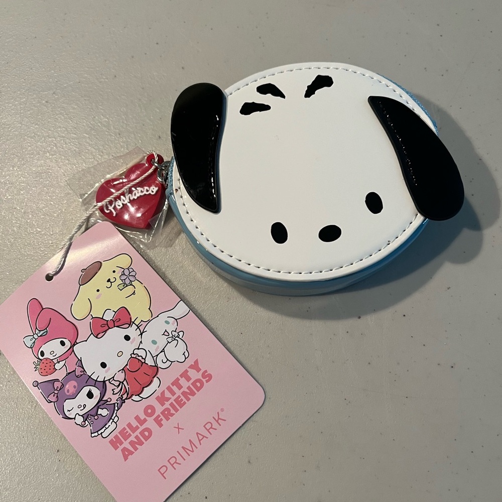 Primark Hello Kitty and Friends Dog Coin Purse - White and Black